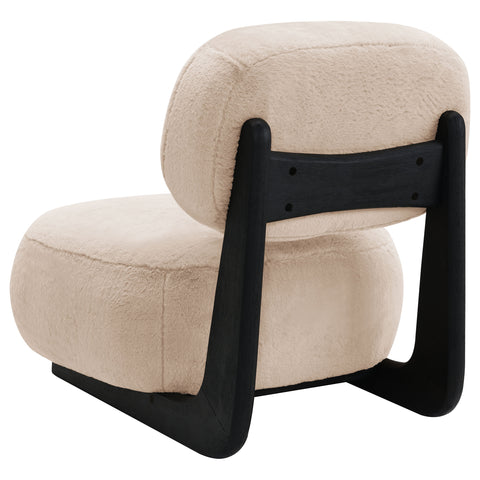Batista Upholstered Armless Accent Chair CamelCamel