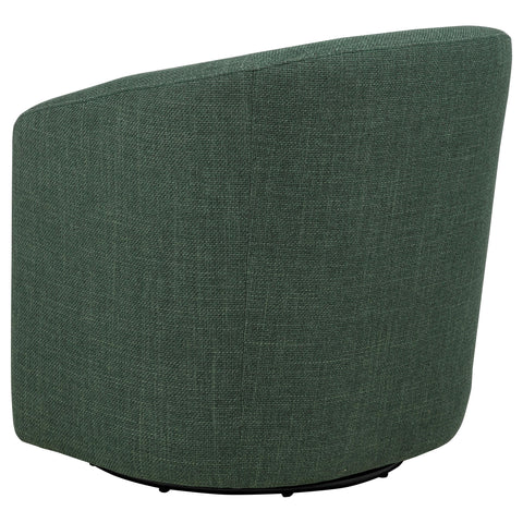 Mellor Fabric Upholstered Swivel Accent Chair Green