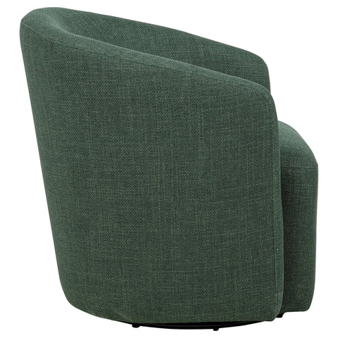 Mellor Fabric Upholstered Swivel Accent Chair Green