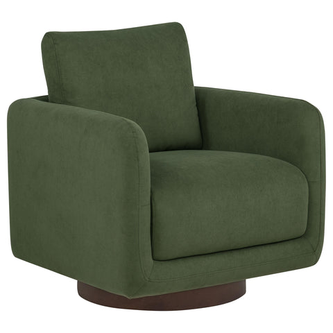 Mayfair Fabric Upholstered Swivel Accent Chair Matcha