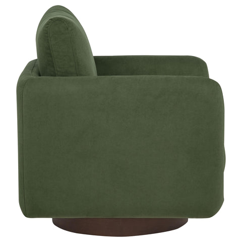 Mayfair Fabric Upholstered Swivel Accent Chair Matcha