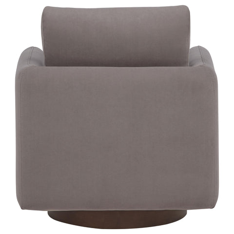 Mayfair Fabric Upholstered Swivel Accent Chair Stone