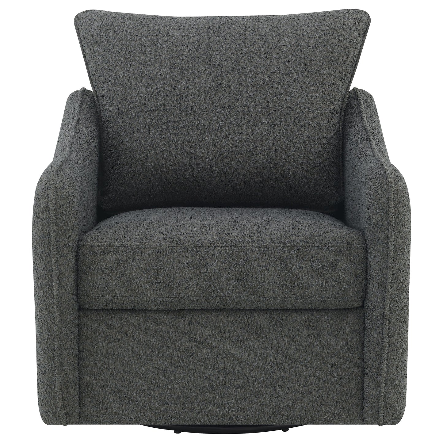 amarillo upholstered sloped arm swivel glider chair charcoalcharcoal