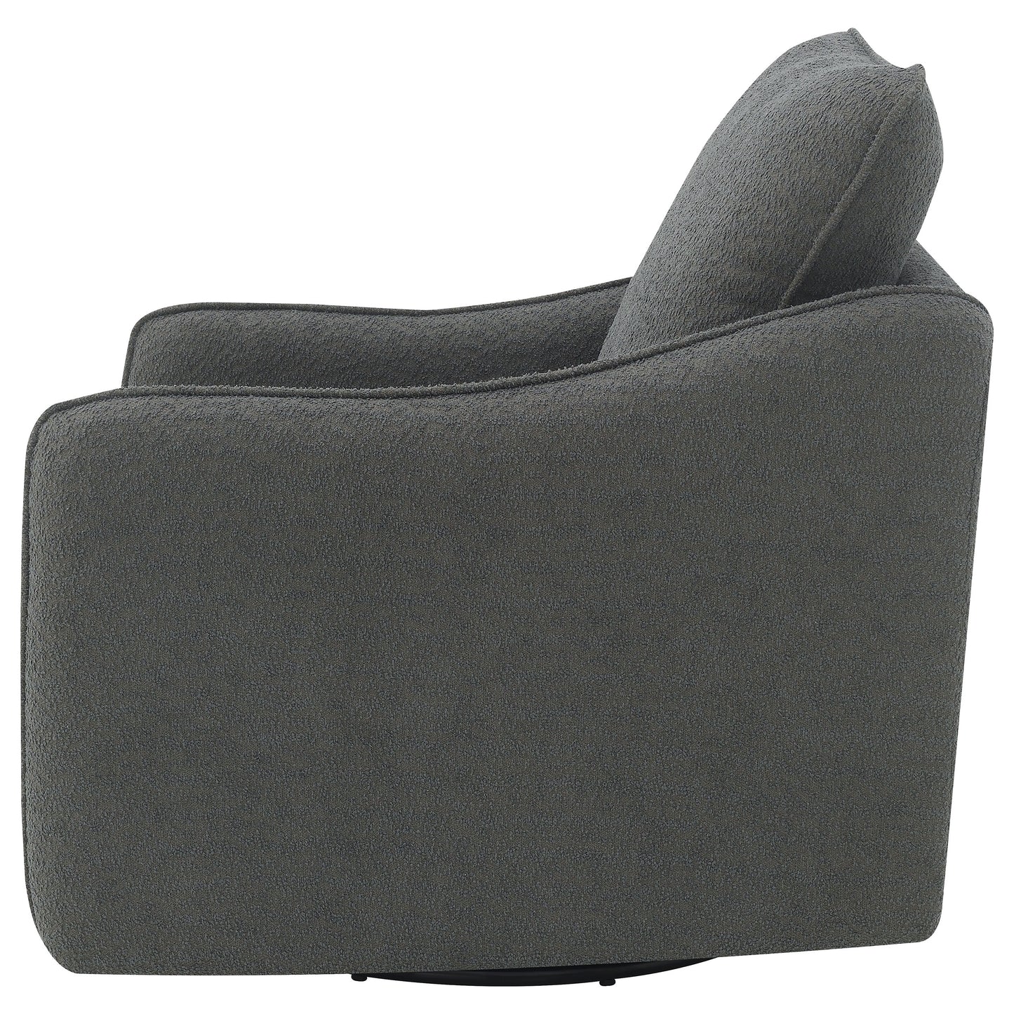 amarillo upholstered sloped arm swivel glider chair charcoalcharcoal