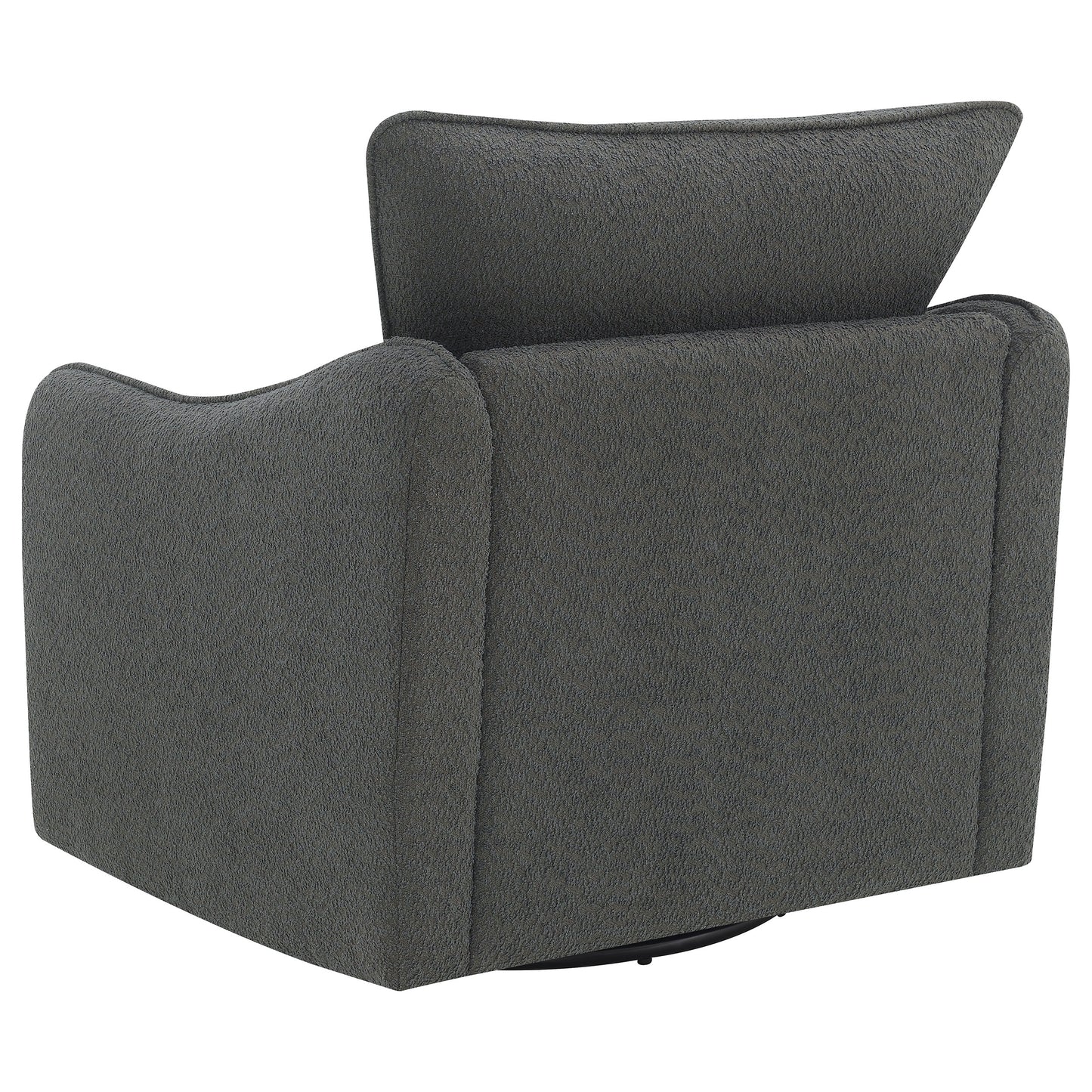 amarillo upholstered sloped arm swivel glider chair charcoalcharcoal