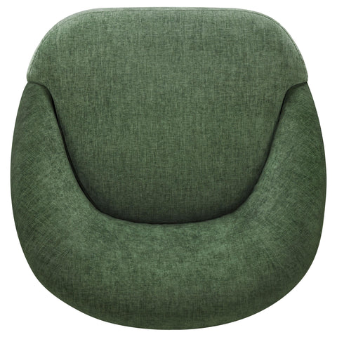 Atoka Chenille Upholstered Swivel Accent Chair Green