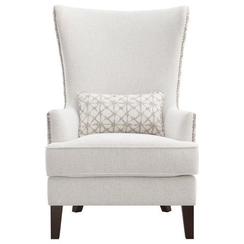 Stonenesse Upholstered High Wingback Accent Chair LatteLatte