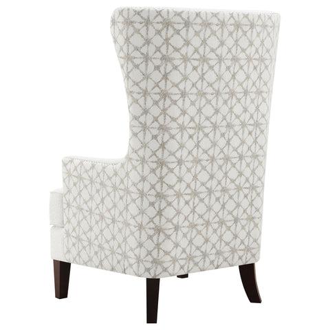 Stonenesse Upholstered High Wingback Accent Chair LatteLatte