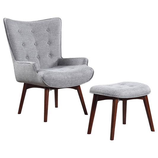 Accent Chair W/ Ottoman