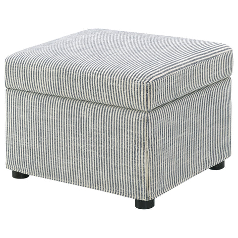 Robinsons Upholstered Hydraulic Lift Top Storage Ottoman Grey