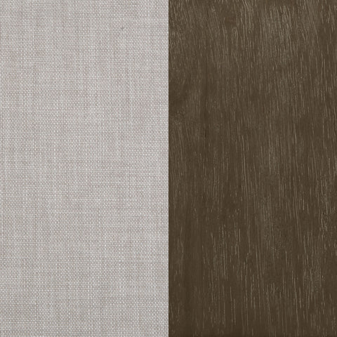 Chase Upholstered Bobbin Accent Chair Beige and NaturalBeige