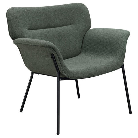 Nerris Upholstered Flared Arm Accent Chair IvyIvy