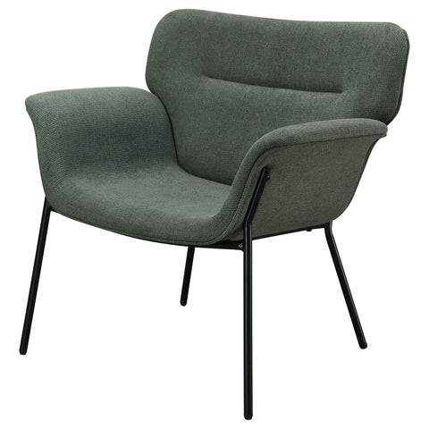 Nerris Upholstered Flared Arm Accent Chair IvyIvy