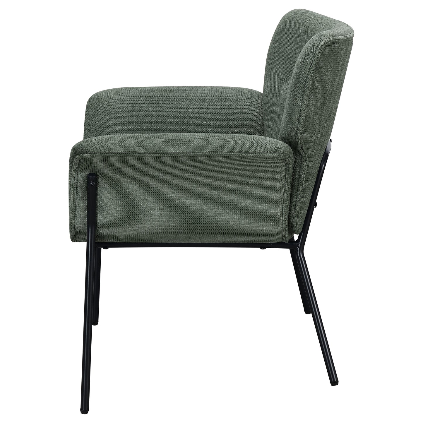 nerris upholstered flared arm accent chair ivyivy