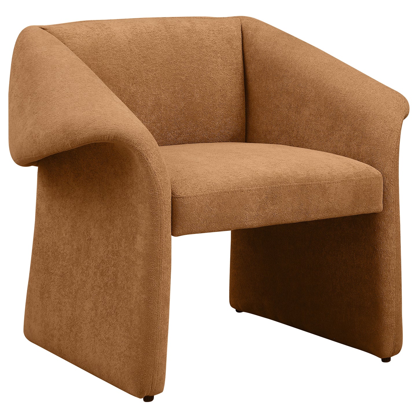 belvedere upholstered sloped arm accent chair honeyhoney