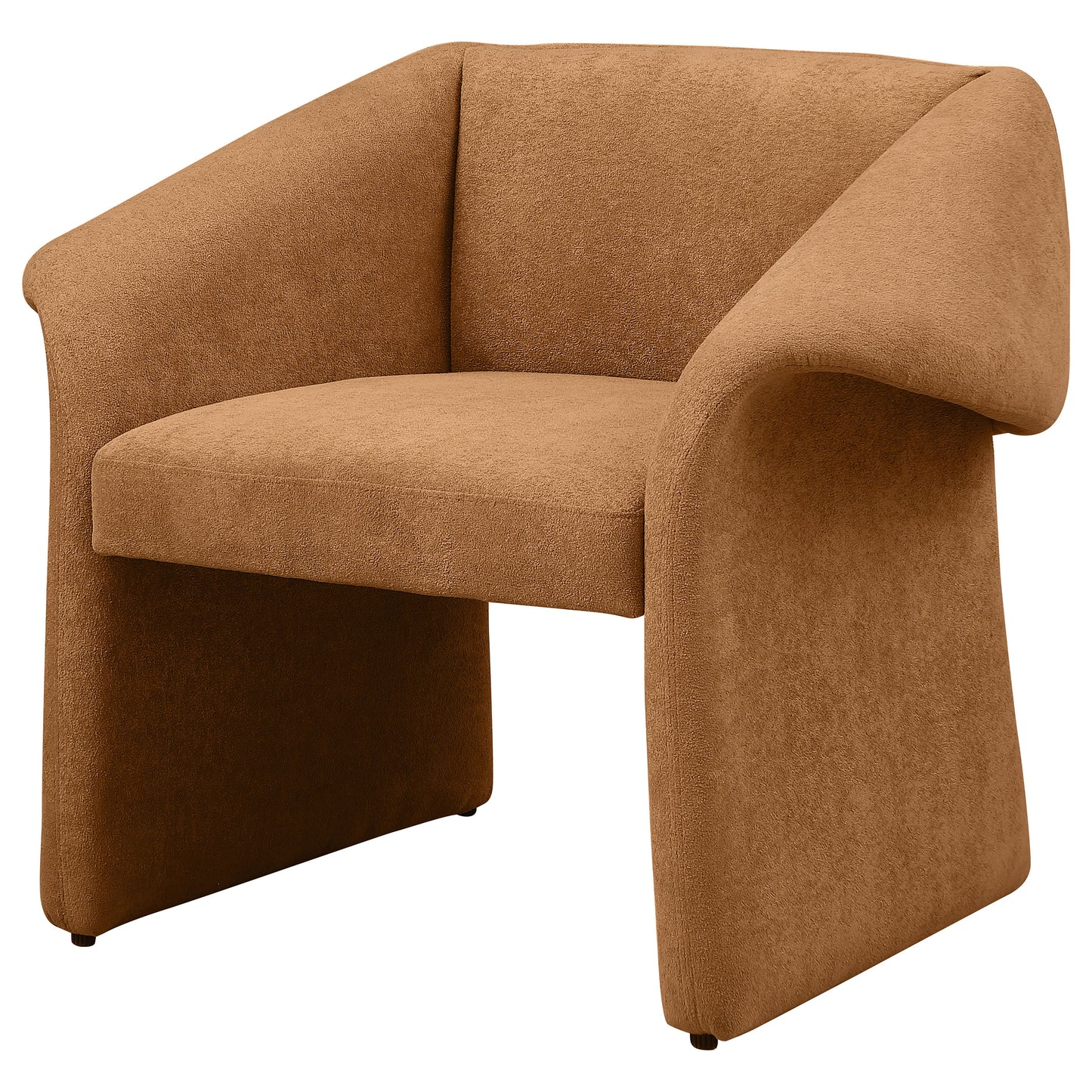 belvedere upholstered sloped arm accent chair honeyhoney