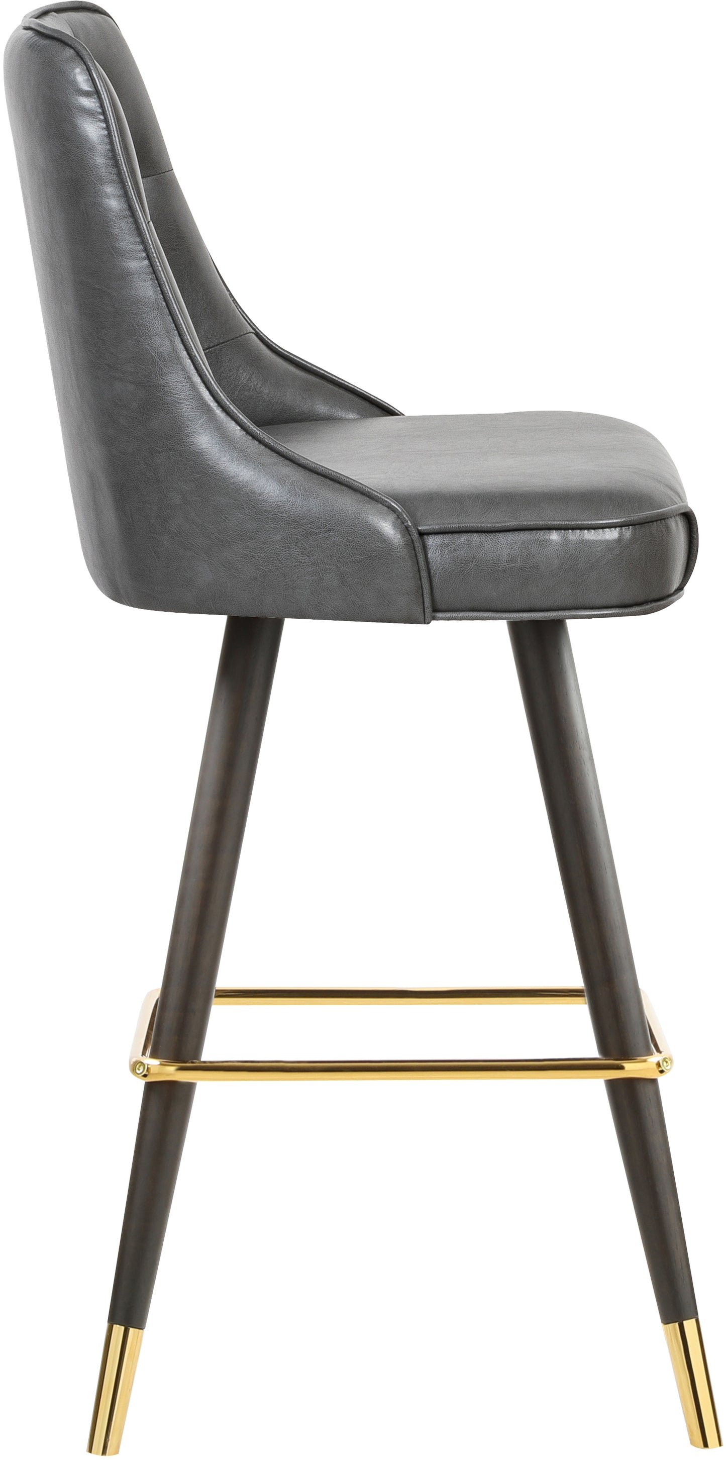 arch grey faux leather counter/bar stool c