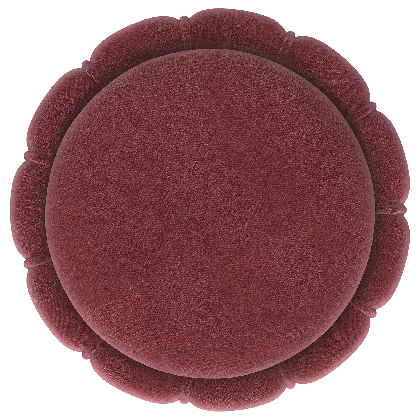 andrea round upholstered ottoman berryberry