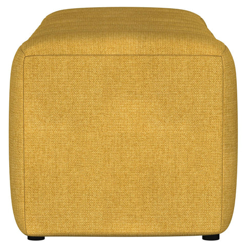 Latifa Fabric Upholstered Tufted Accent Bench Mustard YellowMustard Yellow