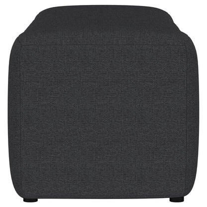 Latifa Fabric Upholstered Tufted Accent Bench CharcoalCharcoal