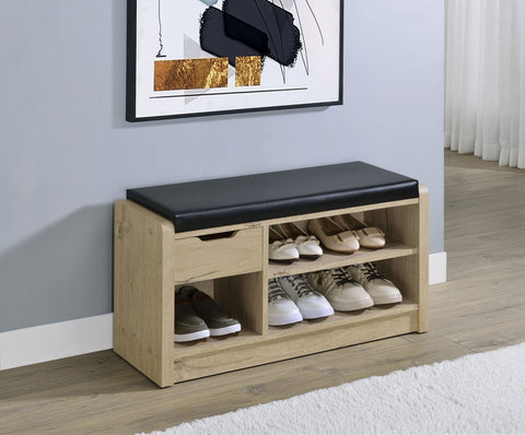 Eileen Storage Bench White OakWhite Oak