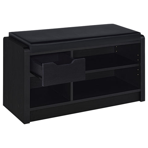 Eileen Storage Bench BlackBlack