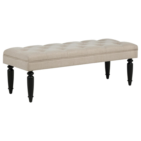 Orrison 52-inch Upholstered Entryway Accent Bench Latte