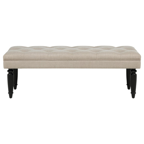 Orrison 52-inch Upholstered Entryway Accent Bench Latte
