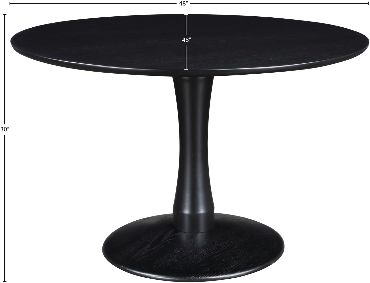 cresthill black dining table t