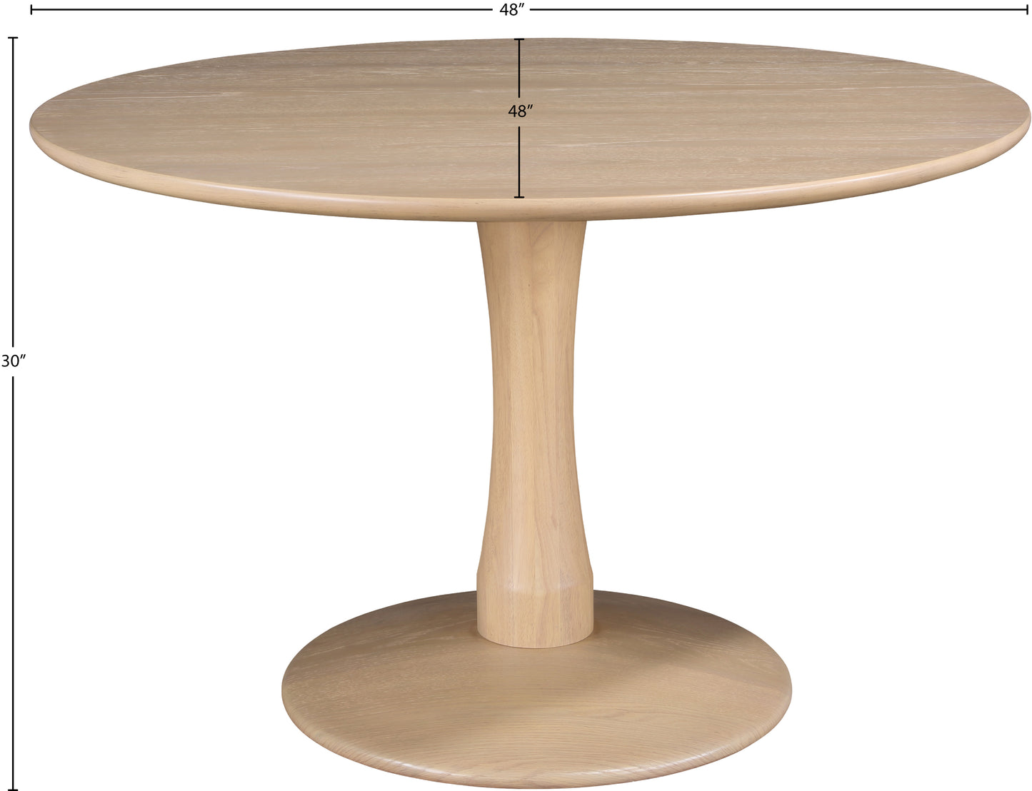 cresthill natural oak dining table t