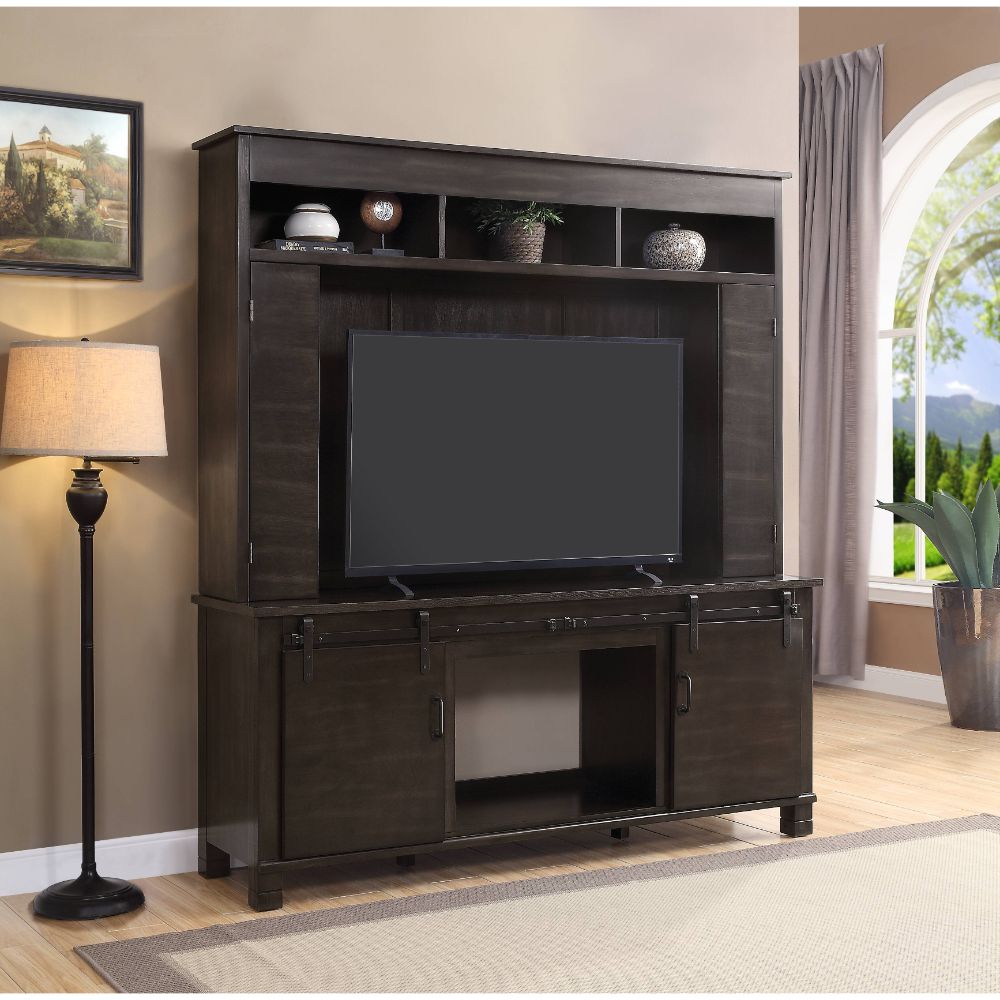 karsen entertainment center (include 91617fir), espresso finish