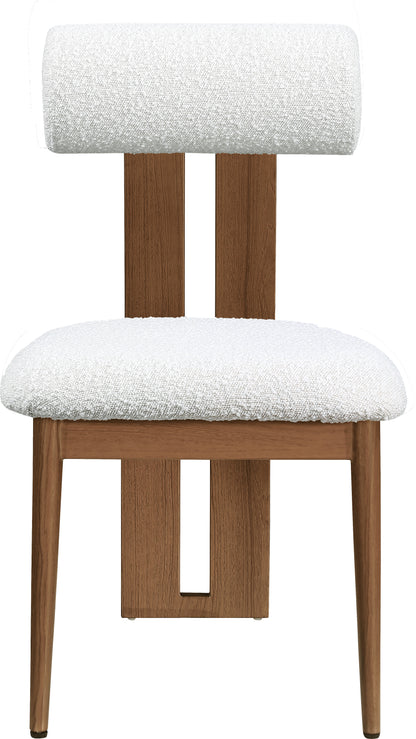 Anastasia Cream Boucle Fabric Dining Chair