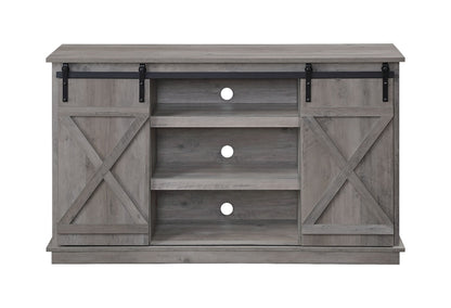 Kasem TV Stand, Gray Finish