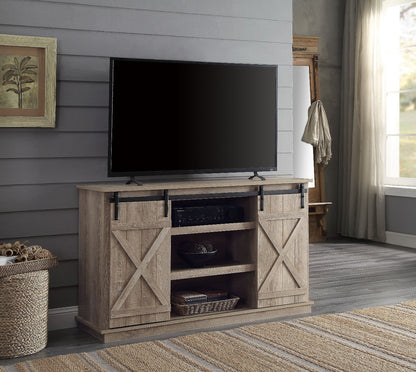 Kasem TV Stand, Oak Finish