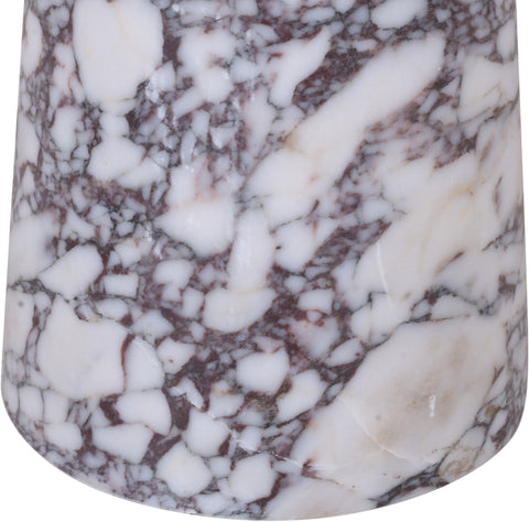 Celeste 30" Viola Genuine Marble Bistro Dining Table, 1 Piece