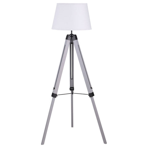 Bayu 56-inch Empire Shade Metal Tripod Floor Lamp GreyGrey