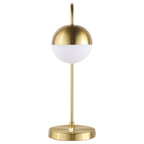 Malone 21-inch Spherical Arched Bedside Table Lamp GoldGold