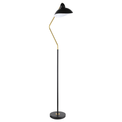Jerome 69-inch Dome Shade Metal Task Floor Lamp BlackBlack