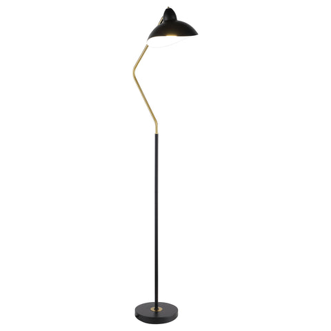 Jerome 69-inch Dome Shade Metal Task Floor Lamp BlackBlack