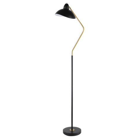 Jerome 69-inch Dome Shade Metal Task Floor Lamp BlackBlack