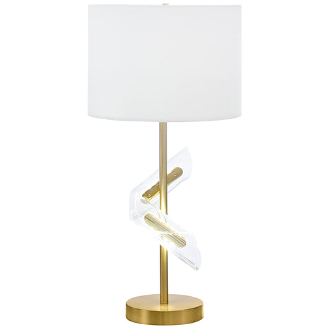 Sarasota 30-inch Drum Shade Table Lamp Gold (Set of 2)Gold