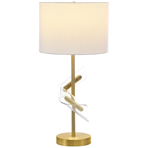 Sarasota 30-inch Drum Shade Table Lamp Gold (Set of 2)Gold