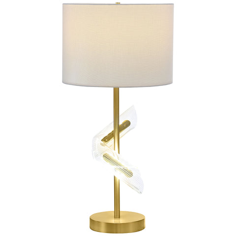 Sarasota 30-inch Drum Shade Table Lamp Gold (Set of 2)Gold