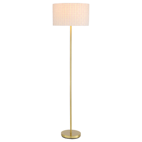 Tina 66-inch Drum Shade Metal Floor Lamp GoldGold