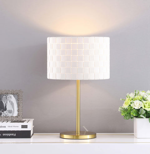 Tina 66-inch Drum Shade Metal Bedside Table Lamp GoldGold