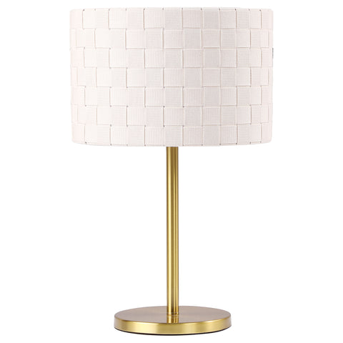 Tina 66-inch Drum Shade Metal Bedside Table Lamp GoldGold