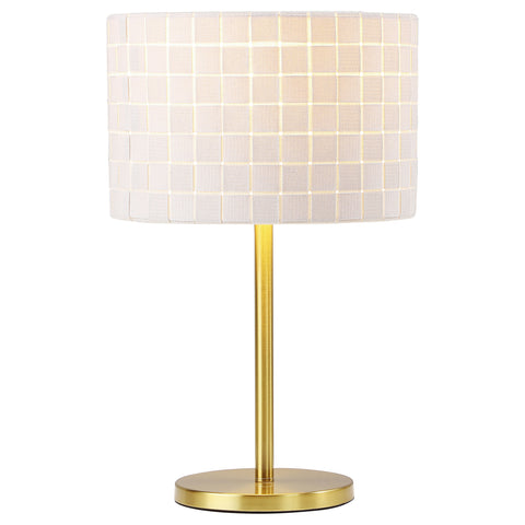 Tina 66-inch Drum Shade Metal Bedside Table Lamp GoldGold
