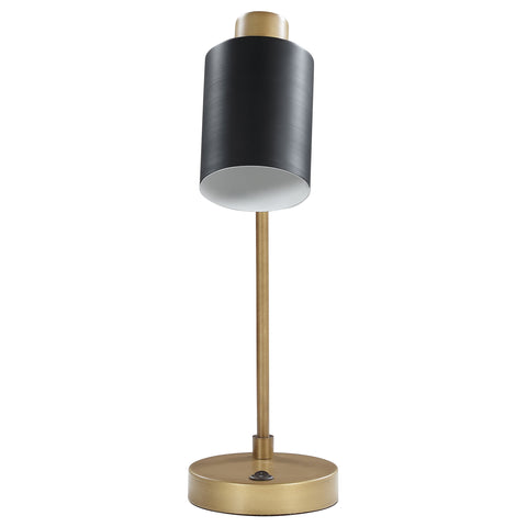 Carone 18-inch Adjustable Angle Table Lamp Antique BrassAntique Brass