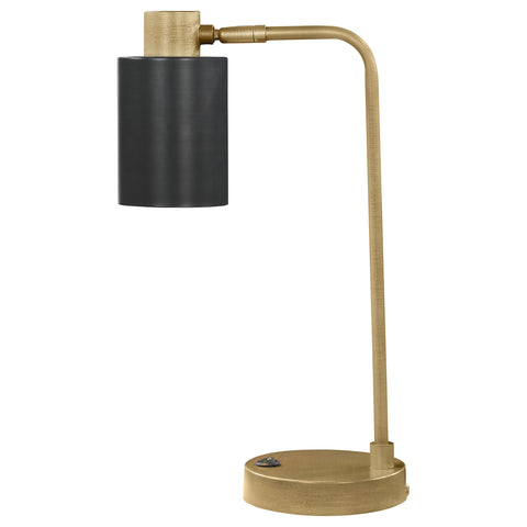 Carone 18-inch Adjustable Angle Table Lamp Antique BrassAntique Brass