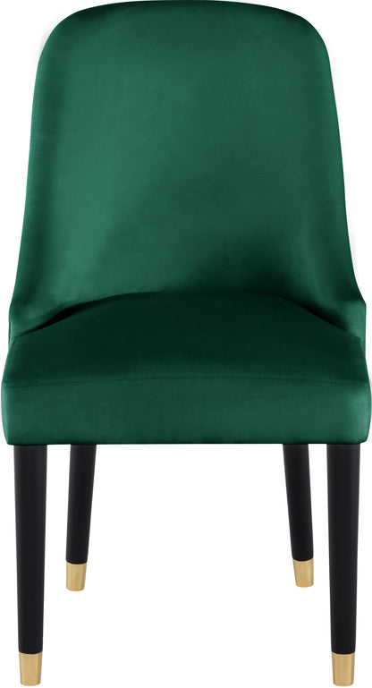 Nicola Green Velvet Dining Chair C